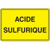 Panneau Danger Acide | Signalétique Risque Chimique - Zone-Print