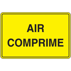 Panneau Signalisation Air Comprimé - Sécurité Industrielle