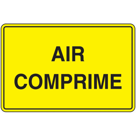 Panneau Signalisation Air Comprimé - Sécurité Industrielle