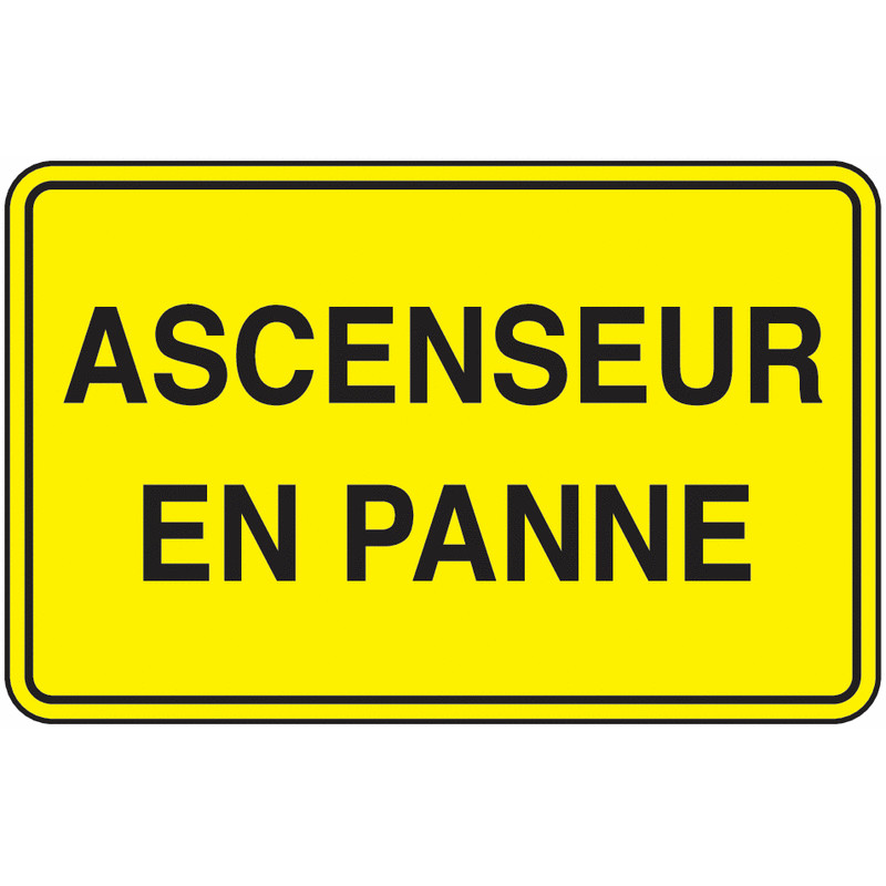 Panneau Ascenseur Indisponible | Signalétique Pro B2B