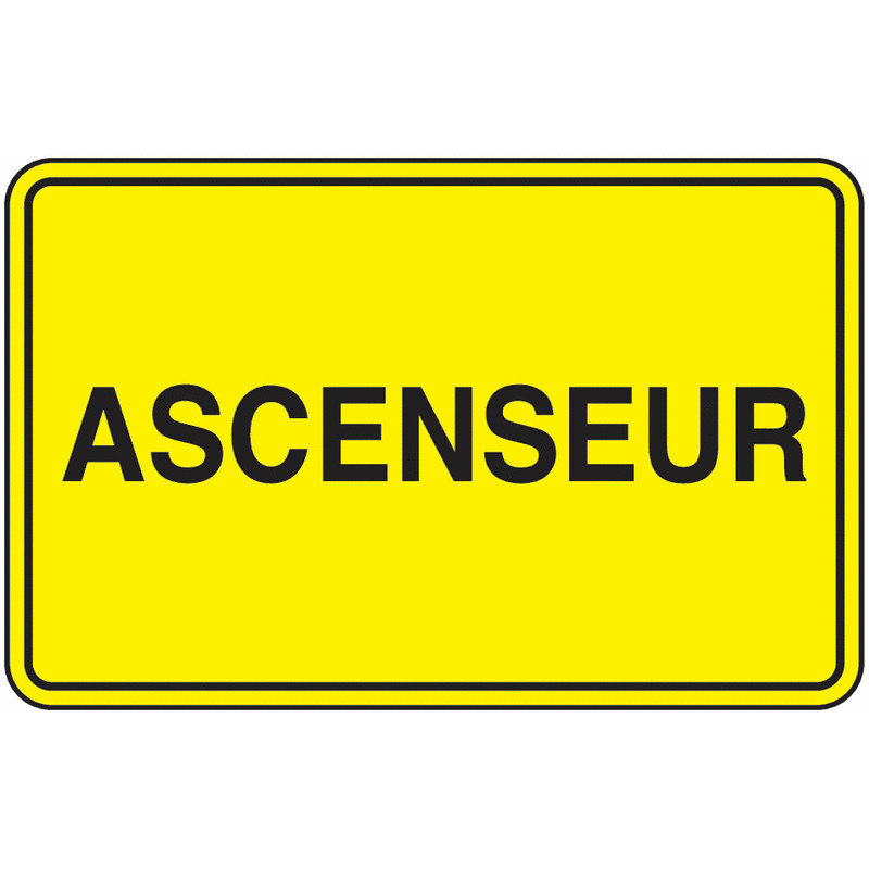 Panneau Signalisation Monte-charge | Sécurité Industrielle | Zone-Print