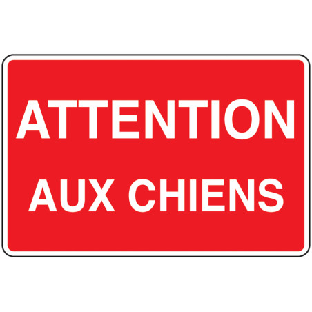 Panneau Avertissement : Présence Canine | Signalétique Pro