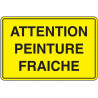 Panneau Attention Peinture Fraîche | Signalétique Pro Zone-Print