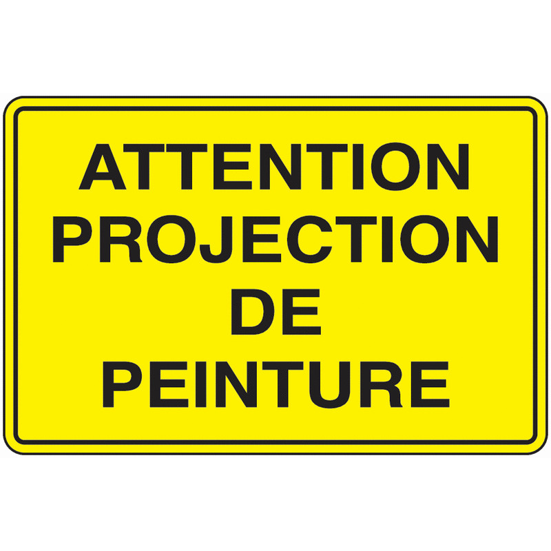 Panneau Danger Projections Liquides | Signalétique Pro