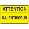 Panneau Attention Vitesse - Signalisation Sécurité Pro