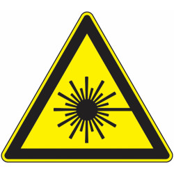 Panneau Danger Rayonnement Intense | Signalétique Sécurité