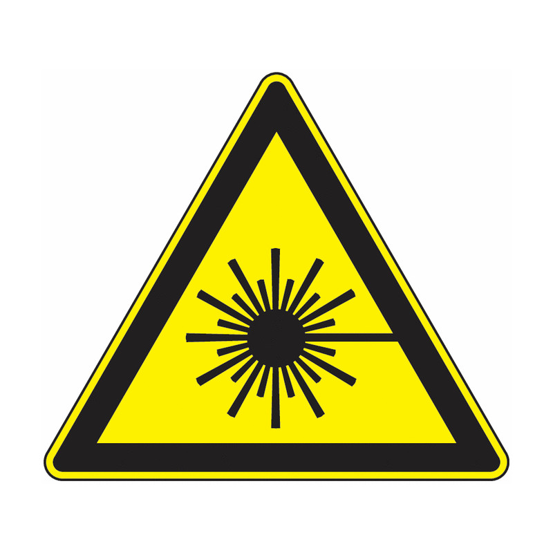 Panneau Danger Rayonnement Intense | Signalétique Sécurité