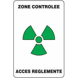 Panneau Zone Accès Réglementé | Signalétique Industrielle