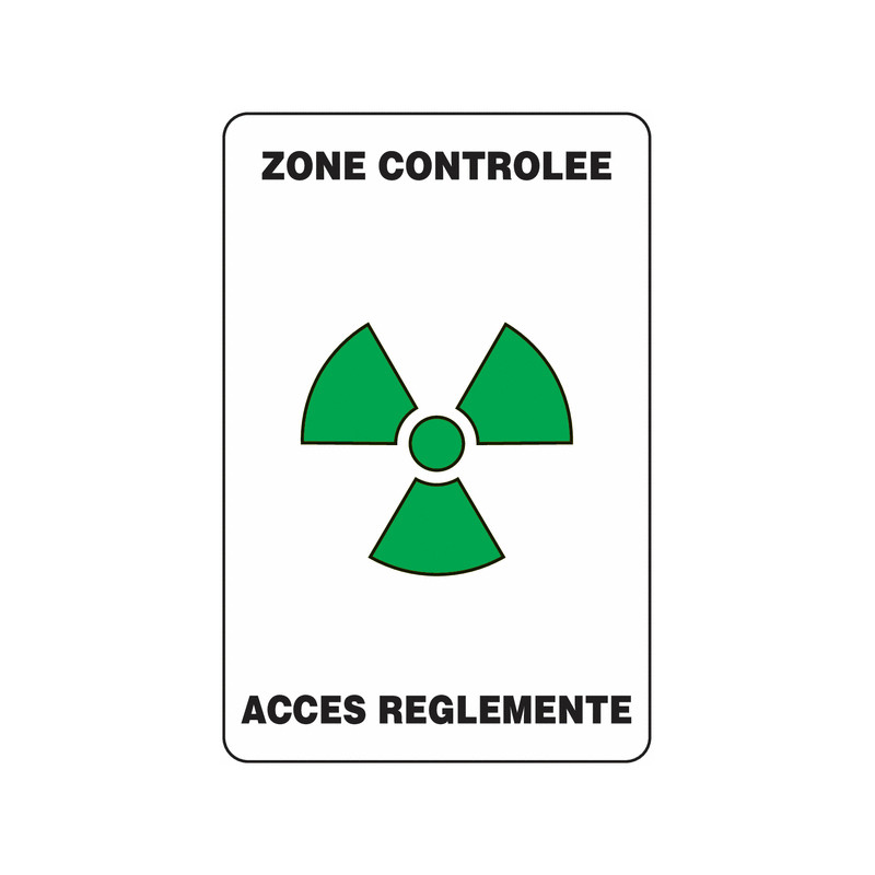 Panneau Zone Accès Réglementé | Signalétique Industrielle
