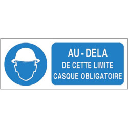 Panneau Casque Obligatoire | Signalétique Sécurité Industrielle