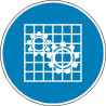 Panneau Obligation Vérifier Protection ISO 7010 M027