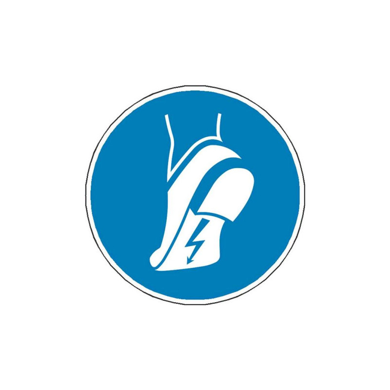 Panneau Obligation Chaussures Antistatiques | ISO 7010 M032