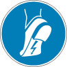 Panneau Obligation Chaussures Antistatiques | ISO 7010 M032