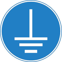 Panneau Mise à la Terre Obligatoire | Sécurité Industrielle