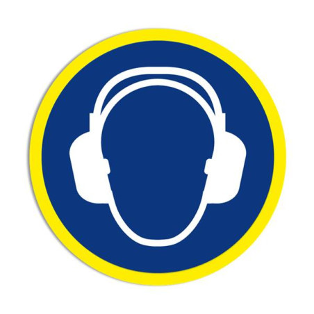 Panneau Obligation Casque Anti-Bruit | ISO 7010 | Zone-Print