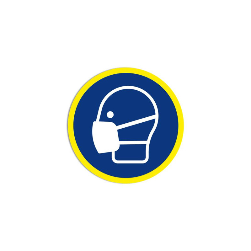 Panneau Obligation Masque ISO 7010 | Signalétique Industrielle