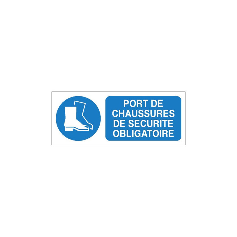 Signalétique Obligatoire Chaussures de Sécurité Pro - Zone-Print.fr