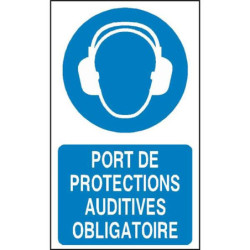 Panneau Obligation Port Protections Auditives | Zone-Print.fr