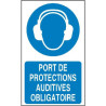 Panneau Obligation Port Protections Auditives | Zone-Print.fr