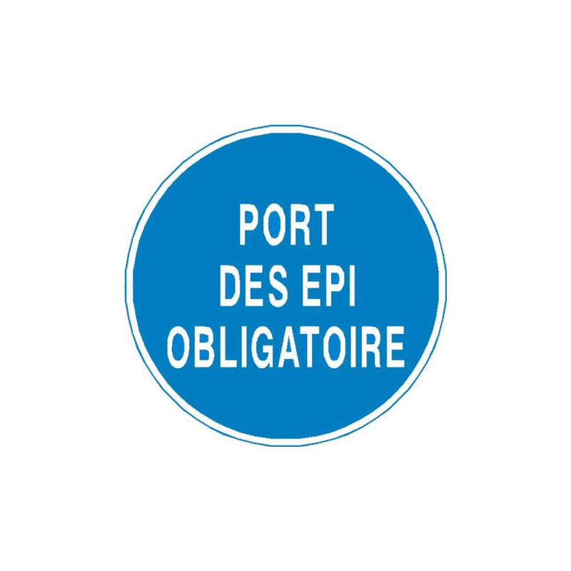 Panneau Obligation : Port de Vêtements Spéciaux | Zone-Print.fr