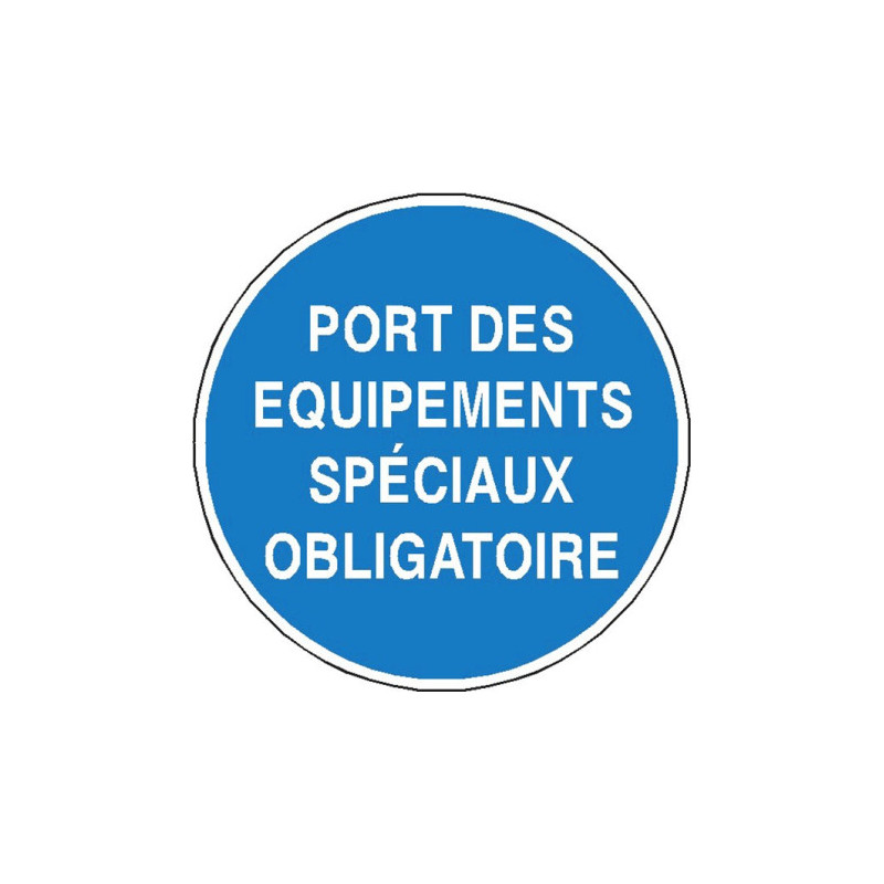 Panneau Obligation Port Équipements Spéciaux | Zone-Print
