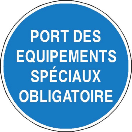 Panneau Obligation Port Équipements Spéciaux | Zone-Print