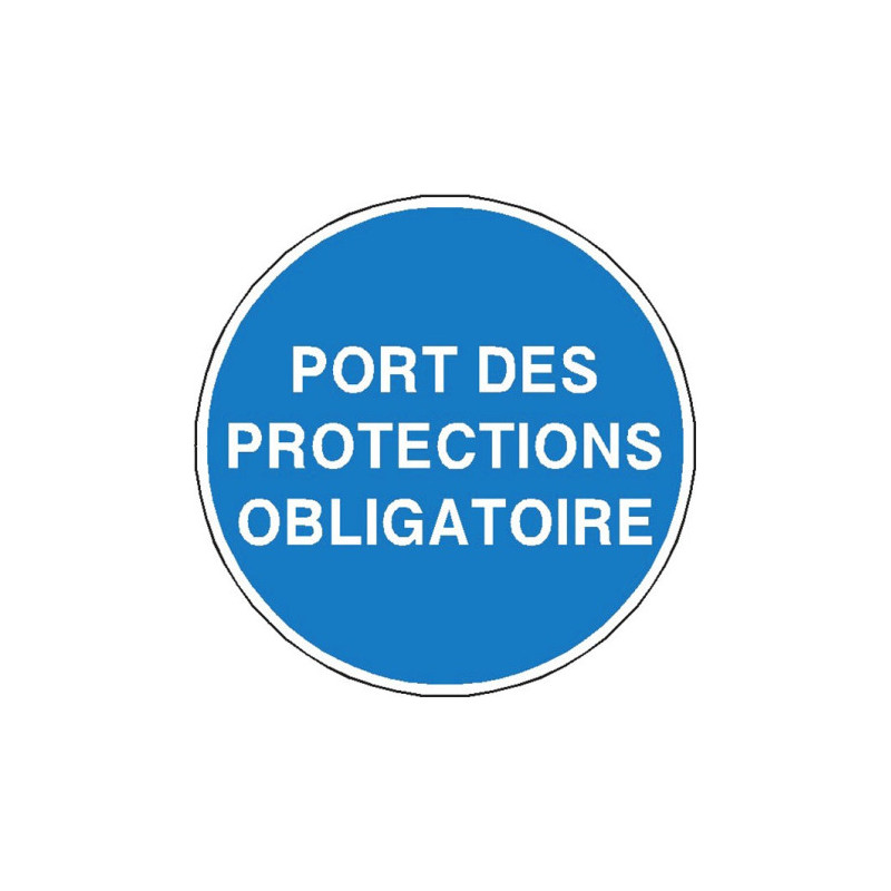 Panneau Obligation Port Protections | Signalétique Sécurité