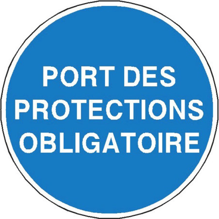 Panneau Obligation Port Protections | Signalétique Sécurité