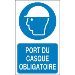 Panneau Port du Casque Obligatoire | Signalétique Sécurité