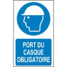 Panneau Port du Casque Obligatoire | Signalétique Sécurité
