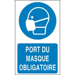 Panneau Obligation Masque | Signalétique Sécurité Industrielle