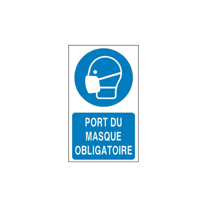 Panneau Obligation Masque | Signalétique Sécurité Industrielle