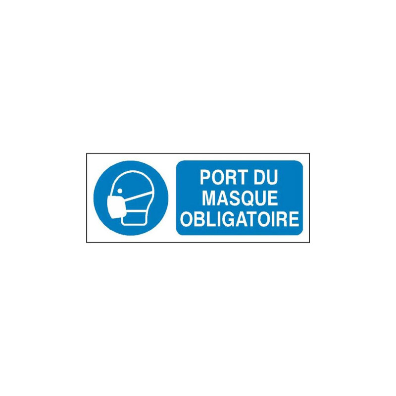 Signalétique Port du Masque Obligatoire - Pro & Sécurité