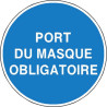 Panneau Obligation Masque | Signalétique Industrielle Zone-Print