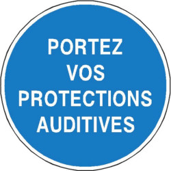 Signalétique Obligatoire : Port Protections Auditives Zone-Print