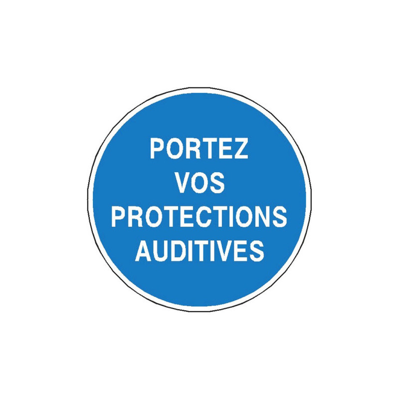 Signalétique Obligatoire : Port Protections Auditives Zone-Print