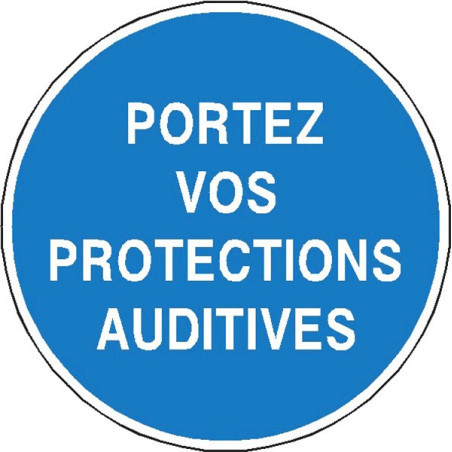 Signalétique Obligatoire : Port Protections Auditives Zone-Print
