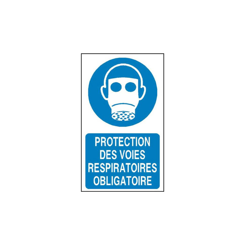 Signalétique Protection Respiratoire Obligatoire | Zone-Print