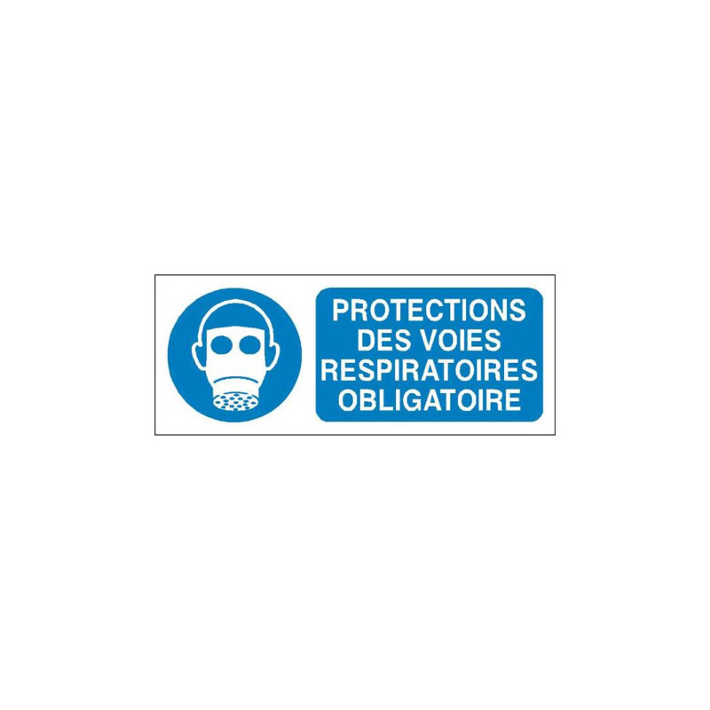 Panneau Obligation Protection Respiratoire | Zone-Print.fr