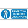 Panneau Obligation Protection Corps | Signalétique Sécurité