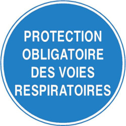 Panneau Obligation Protection Respiratoire | Zone-Print.fr
