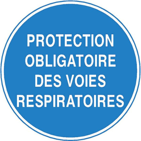 Panneau Obligation Protection Respiratoire | Zone-Print.fr