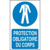 Panneau Obligation Protection Corps | Signalétique EPI Industrielle