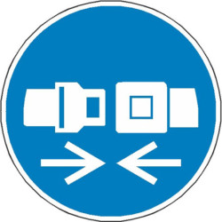 Signalétique Obligation Ceinture | ISO 7010 M020 | Zone-Print