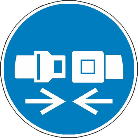 Signalétique Obligation Ceinture | ISO 7010 M020 | Zone-Print
