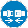 Signalétique Obligation Ceinture | ISO 7010 M020 | Zone-Print