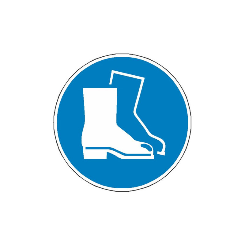 Signalétique Chaussures de Sécurité Obligatoires ISO 7010