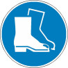 Signalétique Chaussures de Sécurité Obligatoires ISO 7010