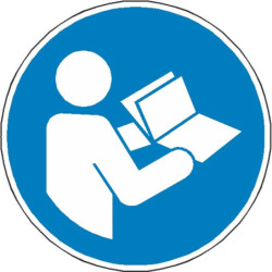 Signalétique Obligation Manuel ISO 7010 M002 | Sécurité Pro