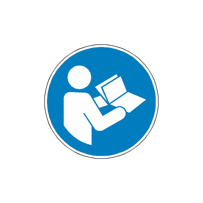Signalétique Obligation Manuel ISO 7010 M002 | Sécurité Pro